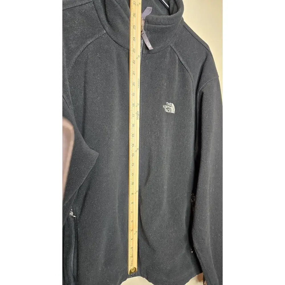 The North Face Black Full-Zip Fleece Jacket Mens Size Large